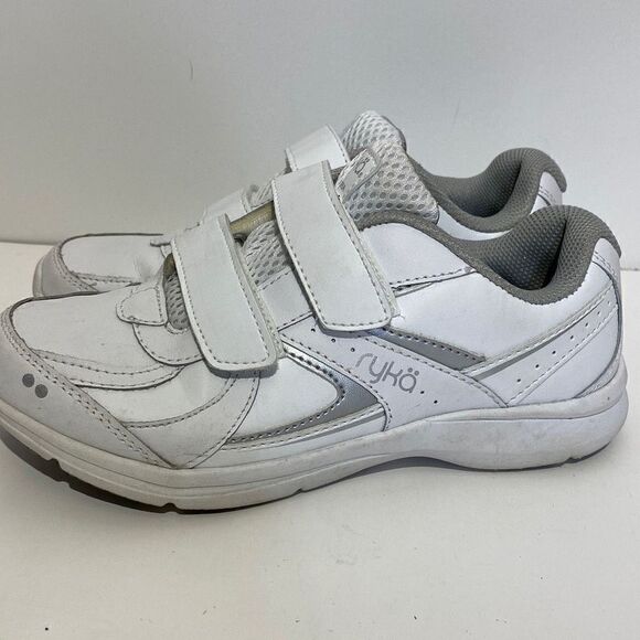 Ryka Sandria Women's Double Strap Sneakers In White Size 6 - Picture 5 of 16